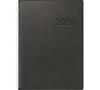 rido/idé Calendario a libro mod. Conform 2026 | A4 plastica nera