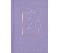 rido/idé Calendario a libro mod. futura 2 2026 "Lavender" | A5, tessuto