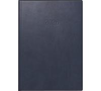 rido/idé Calendario a libro mod. ROMA 1 2026 | A5 ecopelle blu