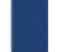 rido/idé Calendario a libro mod. studioplan int. 2026 | 168 × 240 mm ecopelle blu