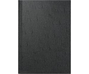 rido/idé Calendario a libro modello Mentor (2025), 1 pagina = 1 giorno, A5, 352 pagine, copertina in plastica Valencia, nero