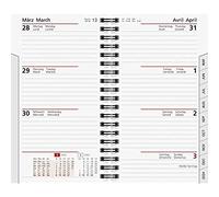 rido/idé Calendario di ricambio settimanale modello Timer 2023, dimensioni foglio: 8,7 x 15,3 cm, bianco