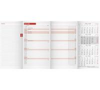 rido/idé Calendario mensile di ricambio mod. TM 12 2026 | 87 × 153 mm, cartone bianco