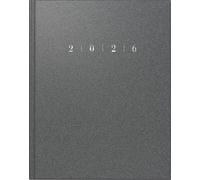 rido/idé Calendario per libri mod. TM 2026 | 205 × 260 mm plastica grigio