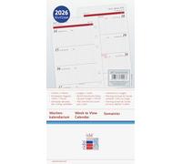 rido/idé Calendario settimanale Timing 2 2026 | 93 × 172 mm