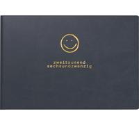 rido/idé Calendario tascabile mod. Septimus 2026 "Smile" | A6 orizzontale, ecopelle