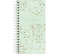 rido/idé Calendario tascabile modello Timing 2 (2025) "Confetti", 2 pagine = 1 settimana, A6, 176 pagine, copertina in PP, verde menta