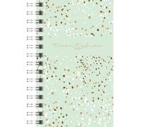 rido/idé Calendario tascabile modello Timing 3 (2025) "Confetti", 2 pagine = 1 settimana, A7, 160 pagine, copertina in PP, verde menta