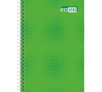 rido/idé 7021007016 | Buchkalender Mod. futura 2 2026 | A5, Papier, grün