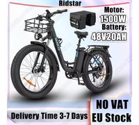 Ridstar MN-26 bicicletta elettrica 1500W motore 48 v20ah batteria da viaggio per il tempo libero E-Bike 26*4.0 pollici Fat Tire City Highway bici elettrica 1500W 48V20AH
