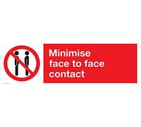 Ridurre al minimo il contatto faccia a faccia