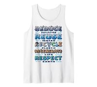 Ridurre Il Riciclaggio del riutilizzo - L'attivismo Ambientale Salva la Terra Canotta