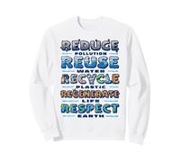 Ridurre Il riutilizzo Riciclare Educazione Ambientale in Felpa