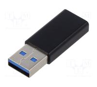 Riduttore 5Gbps USB A spina,USB C presa USB 3.0 nichelato