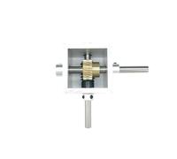 Riduttore a vite senza fine, albero da 6/8 mm, ingranaggio da 20 denti, rapporto di riduzione del dispositivo ad angolo retto da 90 gradi 1:10 1:20 Per principianti e fai da te(1 Ratio 20,6-6MM shaft)