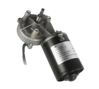 Riduttore a vite senza fine CC ad alta coppia 30W CC 12V 24V Motore elettrico reversibile con ingranaggi in metallo ad angolo retto a magnete permanente per barca, auto, ventilatore, elettrodomestico(