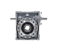 Riduttore a vite senza fine NRV040-VS Doppio albero di ingresso 11 mm Rapporto 5:1-100:1 Riduttore di velocità a vite senza fine a 90 gradi(Ratio 60 to 1)