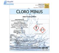 RIDUTTORE ABBATTITORE CLORO PER PISCINA PUBBLICA O PRIVATA CLORO MINUS 25 KG