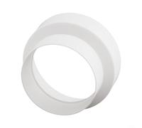 Riduttore adattatore per condotto dell'aria in ABS ad alta durezza per interfaccia ventilatore asciugatrice cappa da cucina sistema di ventilazione idroponica colore bianco da 150 a 110 mm (80-100)