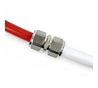 Riduttore adattatore per tubo Evoh per riscaldamento a pavimento dell'acqua e tubo multistrato Pert-Al Pert e Pex, accoppiamento riduttore da plastica a tubo di rame (16 mm Evoh x 20 mm plastica)