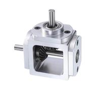 Riduttore conico ad angolo retto a 90 gradi, albero di uscita singolo 1:1, modulo a 20 denti, telaio in alluminio