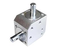 Riduttore conico ad angolo retto, dispositivo commutatore ad angolo retto, rapporto di velocità 1:1, doppio albero da 8 mm Ampiamente utilizzato(Two Shaft)