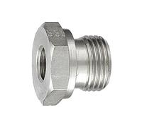 Riduttore corto di ricambio, G 1 1/2 a., G 3/4 i., PN max. 250 bar, acciaio inox 1.4571