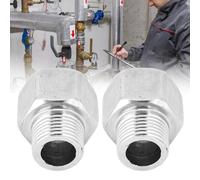 Riduttore da 3/4 a 1/2, Riduttore da 3/4 a 1/2 Npt 3/4 Femmina a 1/2 Maschio G1/2 Filettatura Femmina G3/4 Adattatore Riduttore, Raccordo per Tubo Boccola Esagonale