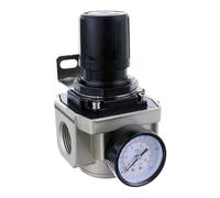 Riduttore d'aria con manometro per compressore 3/4" 5000 l/min