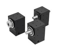 Riduttore Del Commutatore Di Precisione Ad Angolo Retto Da 90 ° Foro/Uscita Albero Servo 40 Mm Nema17 Angolare Cambio Motore Passo-passo(Single Hole-8 Input,5 to 1)