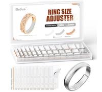 Riduttore di Dimensioni per Anelli Allentati, Invisibile e Regolabile, Adattatore per Anelli Larghi, Guardia per Gioielli, Spaziatore per Anelli in 3 Colori, Set da 6 Fogli con 234 Pezz