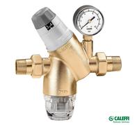 RIDUTTORE DI PRESSIONE 1/2 CON FILTRO E MANOMETRO CALEFFI0 535141