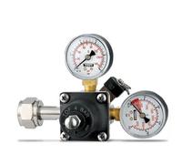 RIDUTTORE DI PRESSIONE A 2 MANOMETRI PER BOMBOLE CO2 da 4 KG o SUPERIORI
