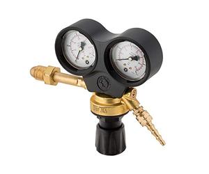 RIDUTTORE DI PRESSIONE ACETILENE MAXYSMART FV241253.03DD OXYTURBO PER BOMBOLE RICARICABILI PRESSIONE BOMBOLA MAX 25 BAR USCITA 3/8 CON GHIERA PER SALDATURA BIGAS OSSIGENO/ACETILENE