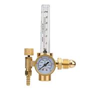 Riduttore di Pressione Argon Tutto in Ottone Regolatore di Pressione Flussometro del Gas Filettatura Maschio G5/8 con Colonna D'aria e Misuratore del Gas a Due Bilance per Operazioni di Saldatu