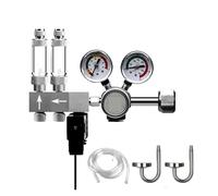 Riduttore di pressione CO2, Acquario CO2 Regolatore Valvola del misuratore a bolle di riduzione della valvola pressione Controllare la bipolare che regola(S-K303C,-G5-8)