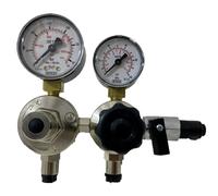 Riduttore di Pressione CO2 ad uso alimentare con 2 manometri Oxyturbo MajorMix