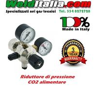 RIDUTTORE DI PRESSIONE CO2 ALIMENTARE MAJOR OXYTURBO GASATURA ANIDRIDE CARBONICA