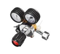 Riduttore di pressione CO2, CO2 Regolatore di bottiglia gas anidride carbonica Reduttore pressione dei regolatori for la birra bevanda W21.8 a doppio misuratore