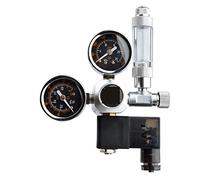 Riduttore di pressione CO2, CO2 Valvola di controllo del solenoide magnetico regolatore Controllare la pressione che riduce l'acquario(Solenoid big 2 meter,W21.8)