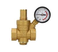 Riduttore di pressione dell'acqua regolabile in ottone DN20 con manometro Regolatore
