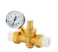 Riduttore di pressione dell'acqua regolabile, Opzione manometro regolabile con valvola di riduzione della pressione a caldo in ottone PPR for sistemi idrici(Ppr20,Valve With Gauge)