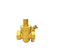 Riduttore di pressione dell'acqua, Valvola regolatrice della pressione dell'acqua in ottone con manometro regolabile in più dimensioni(Valve Without Gauge,3/4")