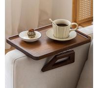 Riduttore di pressione dell'acqua, Vassoio for bracciolo divano pieghevole in bambù 33x24 cm multicolore antiscivolo(Brown)