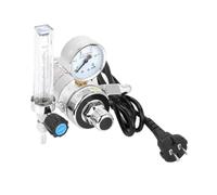 Riduttore di pressione di biossido, regolatore di CO2, manometro per lavori | Regolatore di pressione dell'aria (36 V)