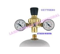 RIDUTTORE DI PRESSIONE MIGNON X AZOTO BOMBOLE USA E GETTA M10X1 CON 2MANOMETRI