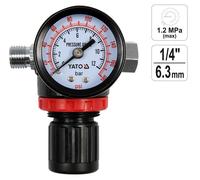 Riduttore di pressione minimizzatore di pressione con manometro 1/4" per uten...