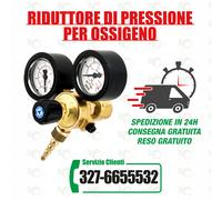Riduttore di pressione Oxyturbo Mini Ossigeno a 2 manometri