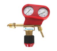 Riduttore di pressione per acetilene EUROFRO OSSIGAS Con attacco a vite con portata di 10 m3h