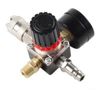 Riduttore di pressione regolabile con manometro, 140 PSI, design a quattro fori, per compressore, accessori, compressore d'aria